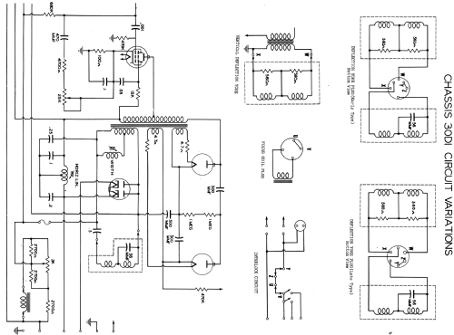 4H116A, 4H116B Ch= 30B1, 30C1, 30D1, 4H1; Admiral brand (ID = 1434396) TV Radio