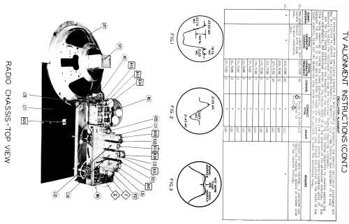 4H116A, 4H116B Ch= 30B1, 30C1, 30D1, 4H1; Admiral brand (ID = 1434400) TV Radio