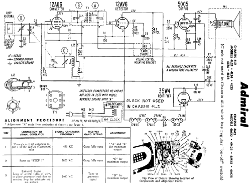 4M23 Ch= 4M2; Admiral brand (ID = 128218) Radio