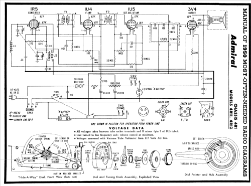 4R11 Ch=4R1; Admiral brand (ID = 104894) Radio