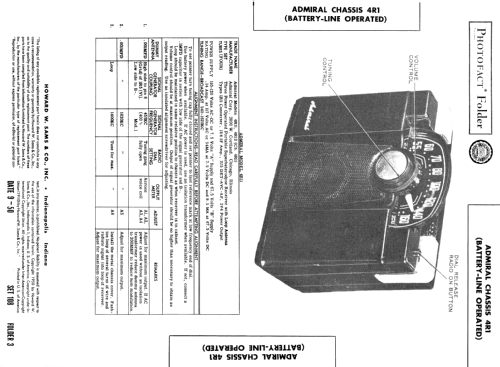 4R11 Ch=4R1; Admiral brand (ID = 355566) Radio