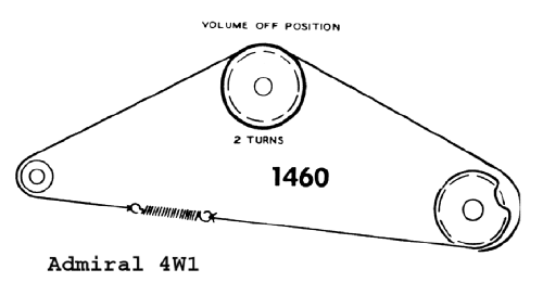 4W19 Ch= 4W1; Admiral brand (ID = 243160) Radio