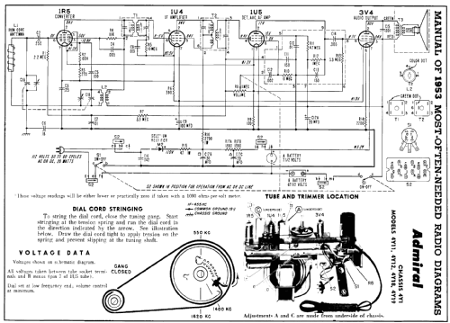 4Y11 Ch= 4Y1; Admiral brand (ID = 159973) Radio