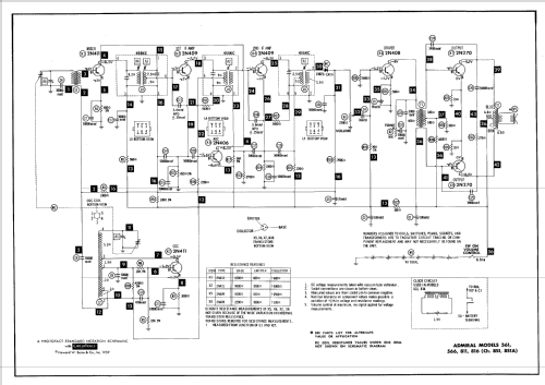 561 Ch= 8S1; Admiral brand (ID = 602806) Radio