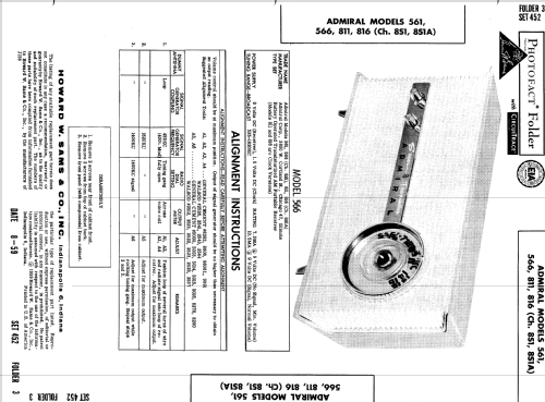 561 Ch= 8S1; Admiral brand (ID = 602812) Radio