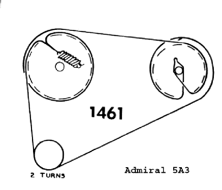 5A32/16 Ch= 5A3; Admiral brand (ID = 243175) Radio