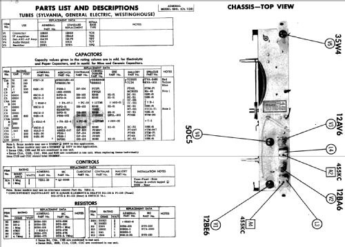 5D33 Ch= 5D3; Admiral brand (ID = 303101) Radio