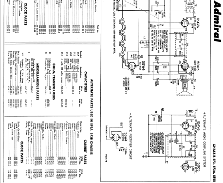 5F31B Ch= 5F3B; Admiral brand (ID = 1120489) Radio