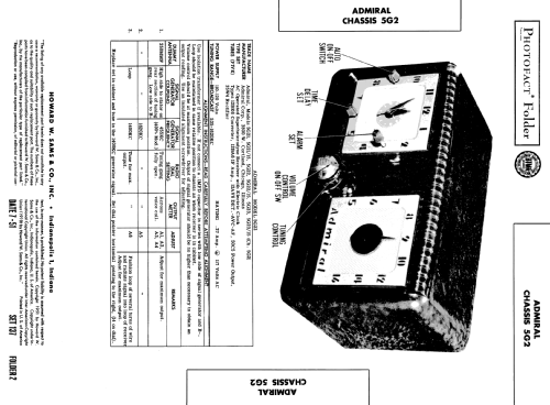 5G21/15 Ch= 5G2; Admiral brand (ID = 1916472) Radio