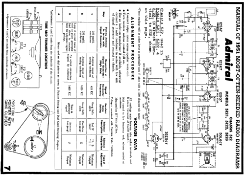 5J21 Ch= 5J2; Admiral brand (ID = 118494) Radio