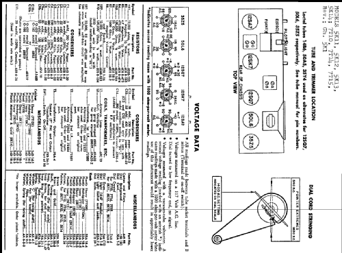 5K11 Ch= 5K1; Admiral brand (ID = 220639) Radio