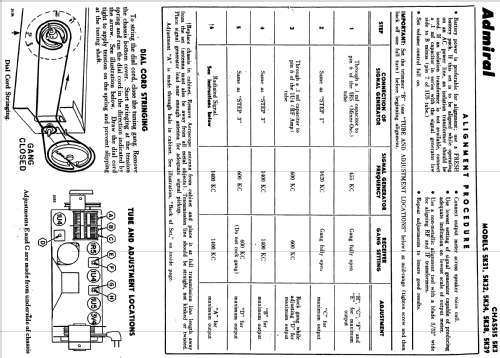 5K31 Ch= 5K3; Admiral brand (ID = 1119750) Radio