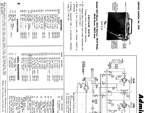 Aeroscope 5K32 ; Admiral brand (ID = 1119754) Radio