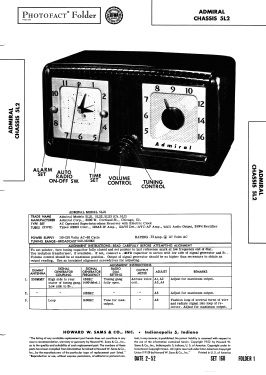 5L22 Ch= 5L2; Admiral brand (ID = 3022453) Radio