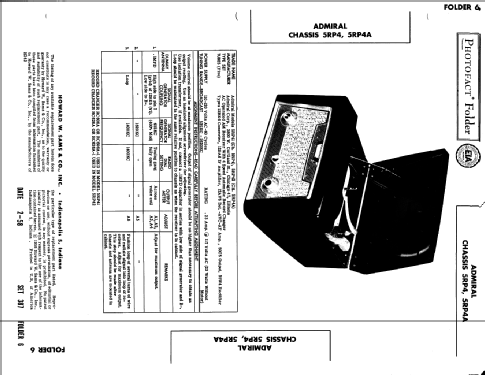 5RP42C Ch= 5RP4A; Admiral brand (ID = 1137061) Radio