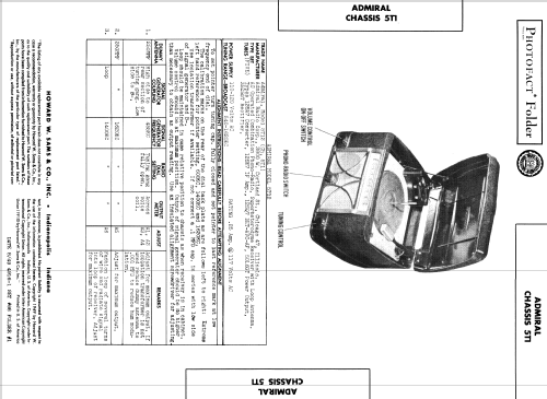 5T12 Ch= 5T1; Admiral brand (ID = 353696) Radio