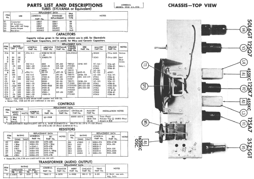 5Y22 Ch= 5Y2; Admiral brand (ID = 351362) Radio