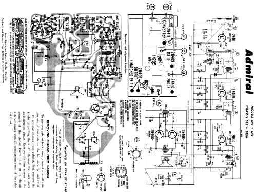 Deluxe-5 All Transistor Long Range 692 ; Admiral brand (ID = 110933) Radio