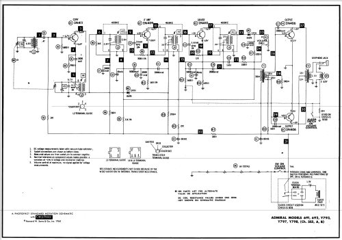 Deluxe-5 All Transistor Long Range 692 ; Admiral brand (ID = 543872) Radio