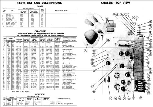 6C 71 Ch= 10A1; Admiral brand (ID = 513851) Radio