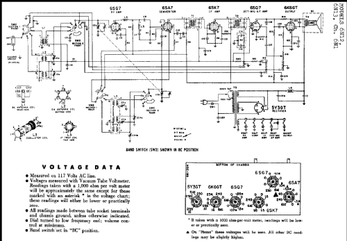 6N13 Ch= 6N1; Admiral brand (ID = 220715) Radio