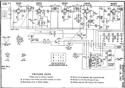 6N27 Ch= 5R2; Admiral brand (ID = 193118) Radio