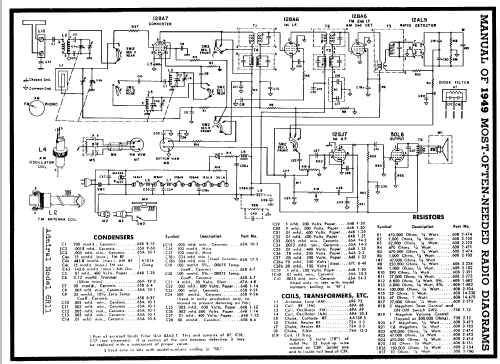 6R11 Ch= 6R1; Admiral brand (ID = 92788) Radio