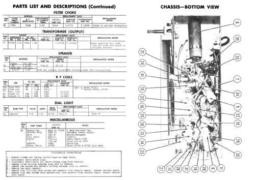 6RT43 Ch= 5B1-PH; Admiral brand (ID = 360529) Radio