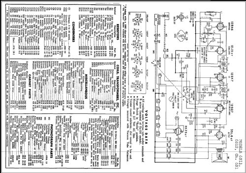 6S11 Ch= 6S1; Admiral brand (ID = 241505) Radio