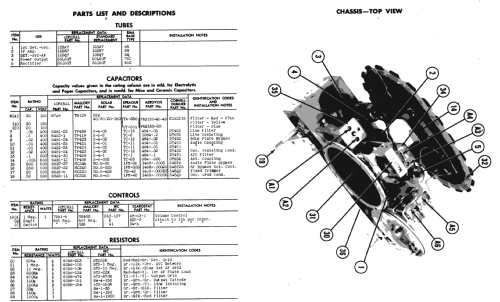 6T02 Ch= 5B1; Admiral brand (ID = 500797) Radio