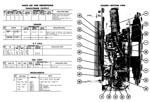 6T02 Ch= 5B1; Admiral brand (ID = 500798) Radio