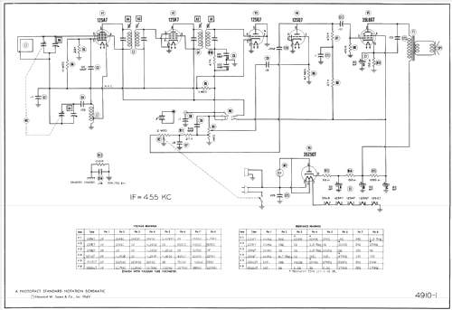 6V12 Ch= 6V1; Admiral brand (ID = 353770) Radio