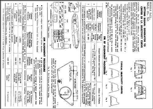 6W11 Ch= 6W1; Admiral brand (ID = 261148) Radio