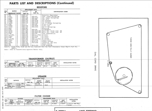 6W12 Ch= 6W1; Admiral brand (ID = 1406049) Radio