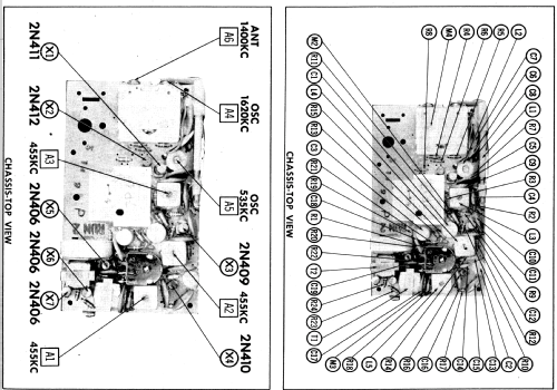 All Transistor Long Range Super-7 708 ; Admiral brand (ID = 543948) Radio