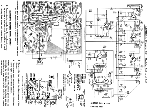 742 Ch= 7Q1; Admiral brand (ID = 110938) Radio