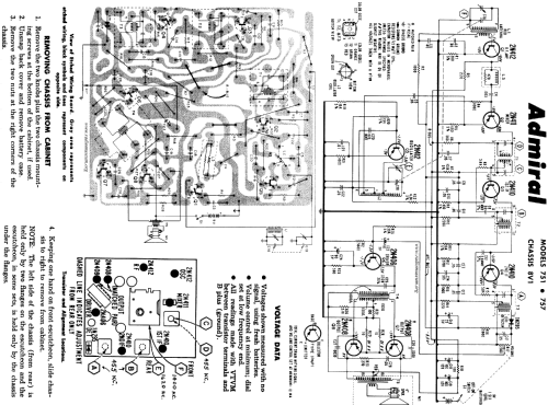 757 Ch= 8V1; Admiral brand (ID = 110940) Radio