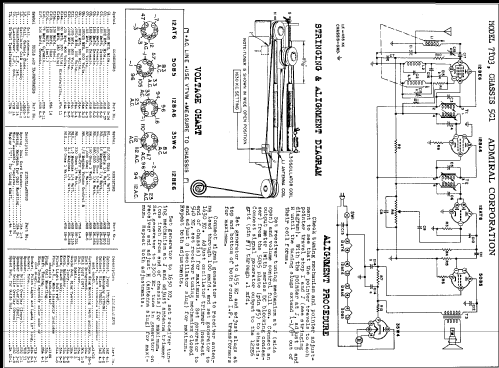 7 T 03M Ch= 5C1; Admiral brand (ID = 326486) Radio