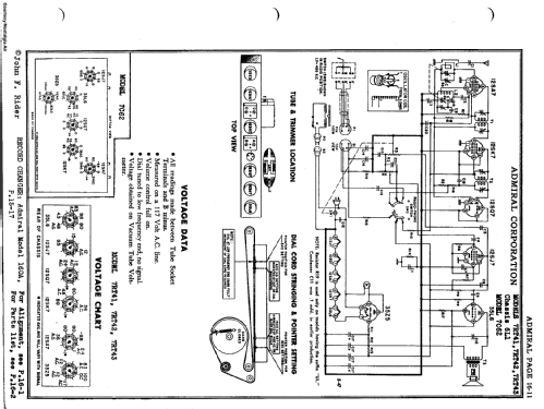 7C62 Ch= 6M1; Admiral brand (ID = 184136) Radio