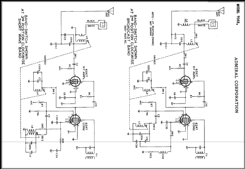 7C63 Ch= 7C1; Admiral brand (ID = 416694) Radio