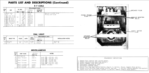 7C63 UL Ch=UL7C1; Admiral brand (ID = 357560) Radio