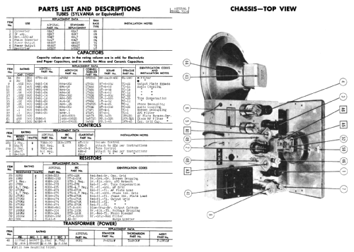 7G16 Ch= 7G1; Admiral brand (ID = 356193) Radio