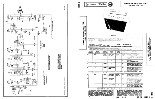 7L16 Ch=7L1; Admiral brand (ID = 1156110) Radio