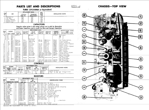 7P33 Ch= 5H1; Admiral brand (ID = 899316) Radio