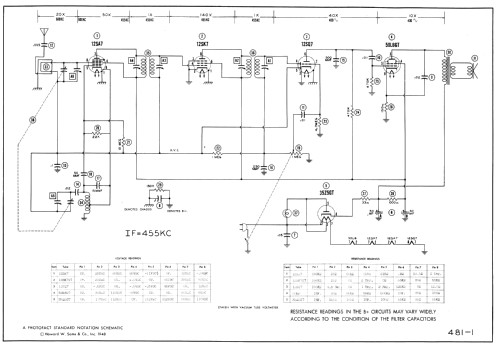 7T04 Ch= 5N1; Admiral brand (ID = 357287) Radio