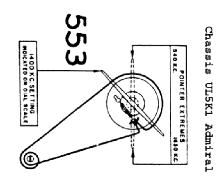 7T14 Ch= 5K1 ; Admiral brand (ID = 1541033) Radio