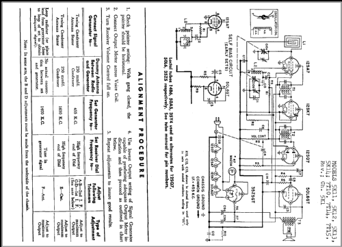 7T15 Ch= 5K1 ; Admiral brand (ID = 1541042) Radio