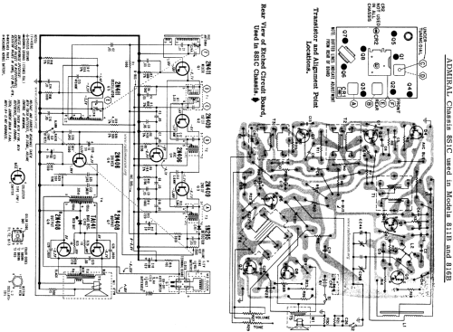 816B Ch= 8S1C; Admiral brand (ID = 110942) Radio