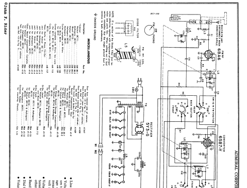 8C15 Ch= 8C1; Admiral brand (ID = 60183) Radio