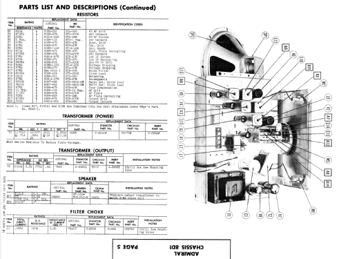 8D16 Ch= 8D1; Admiral brand (ID = 353710) Radio